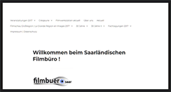 Desktop Screenshot of filmbuero-saar.de