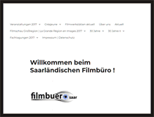 Tablet Screenshot of filmbuero-saar.de